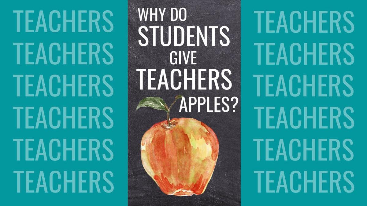 'Video thumbnail for Why Do Students Give Teachers Apples? #shorts'